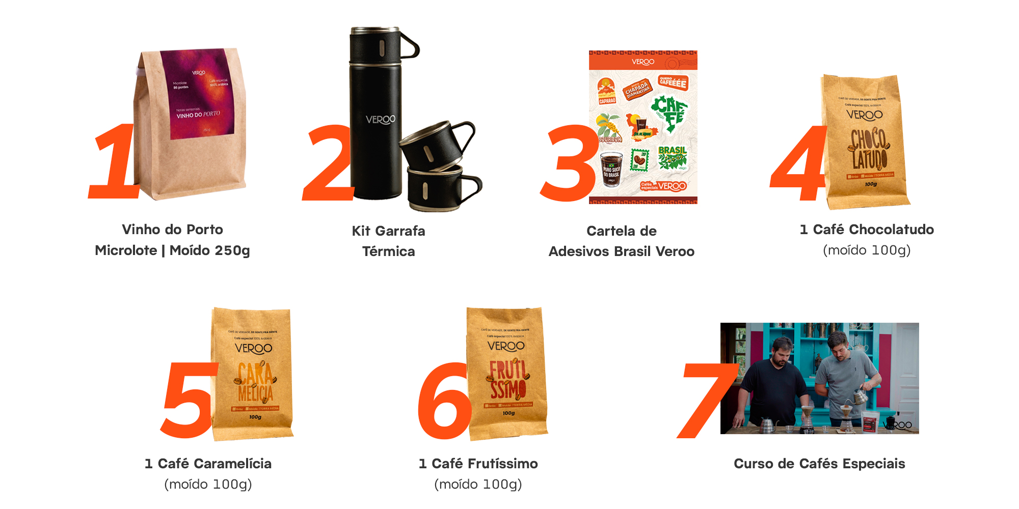 Kit de 7 Brindes Exclusivos Veroo Anual